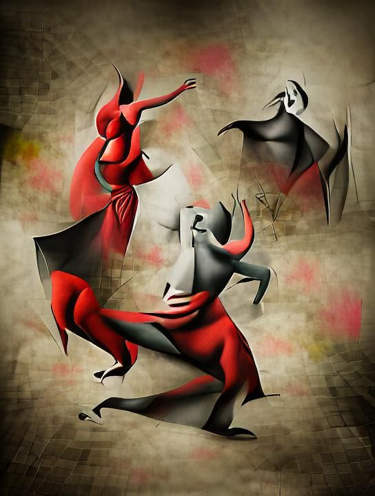 Surreal Dance with the Devil in Hyperrealism