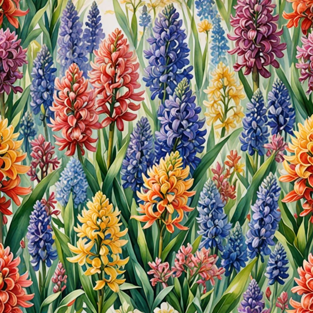 Hyacinth Romantic Florals