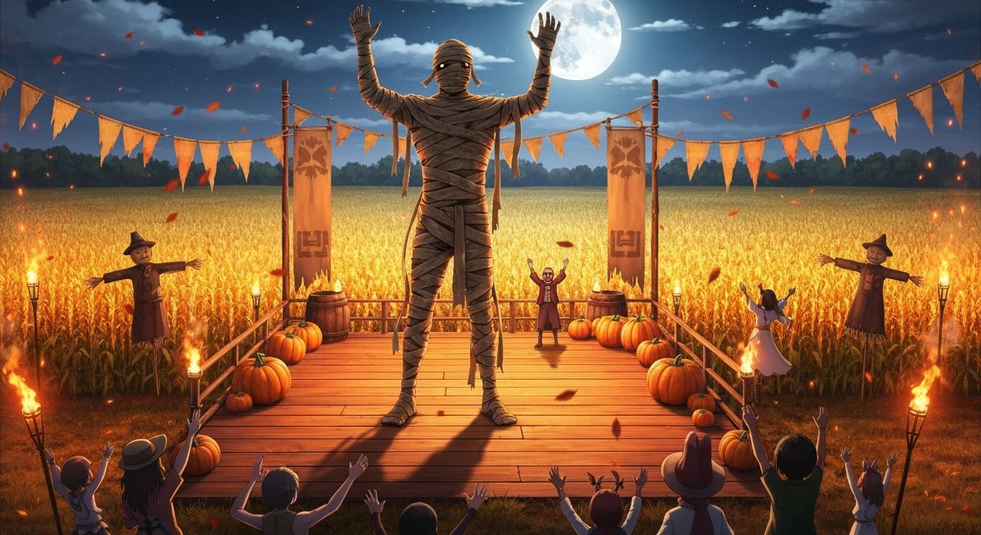 Anime Mummy Leads Harvest Festival Celebration