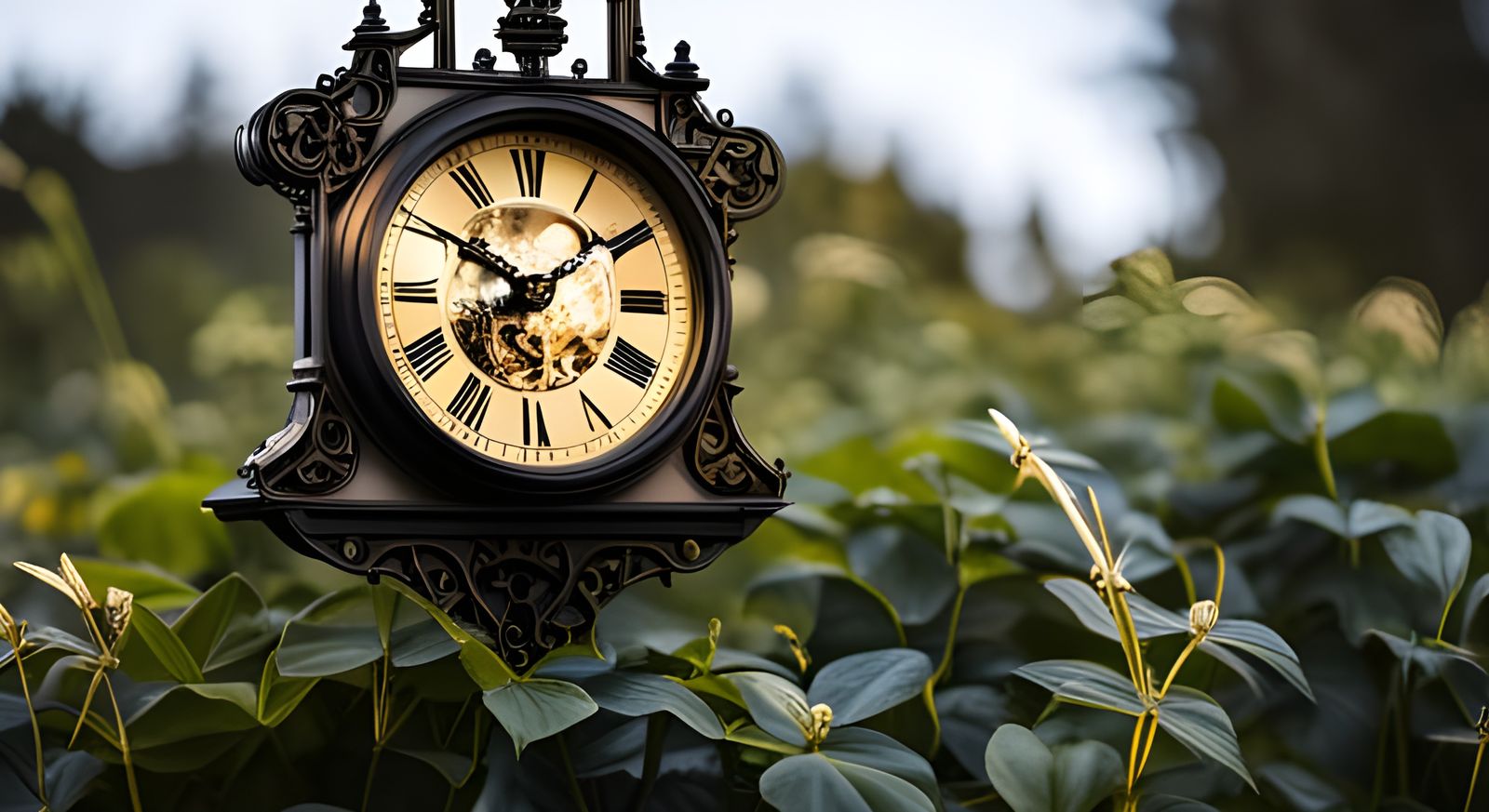 Gothic Clock Oozing Sacred Geometry