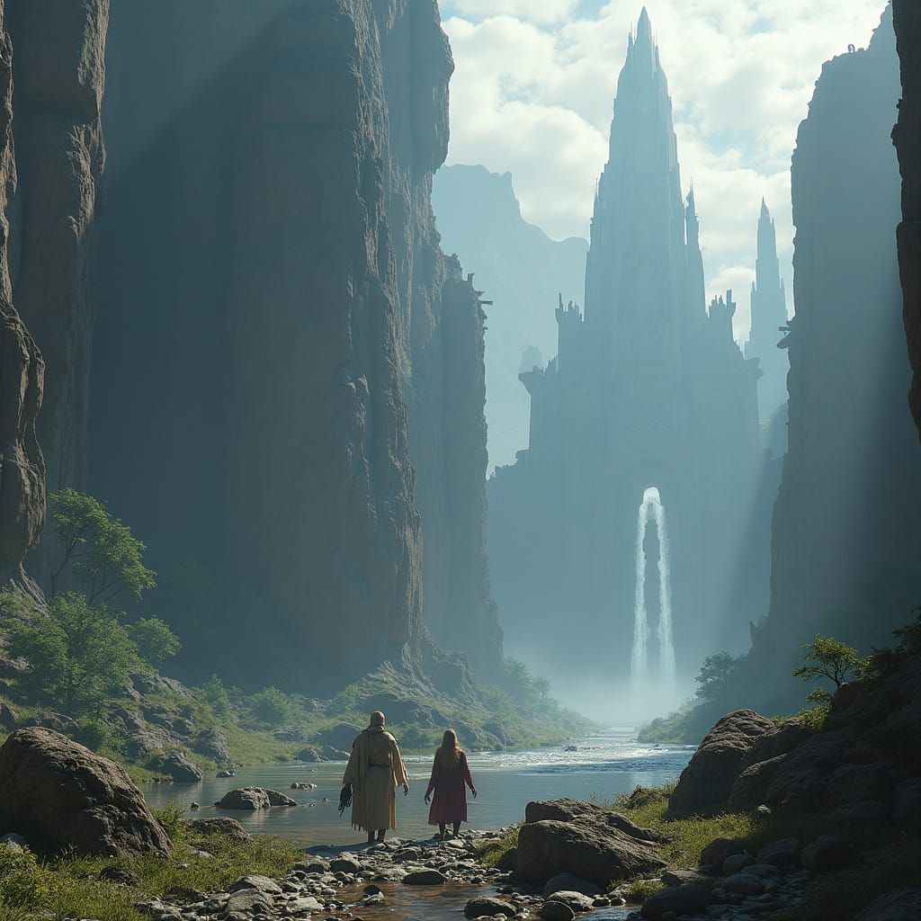 Idumean and Seyr Horite in Cinematic 3D Style