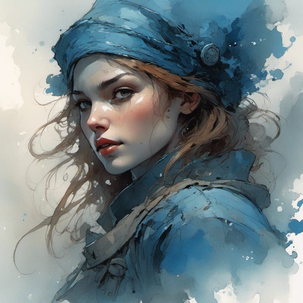 <lora:Liminal Lacquer:1.0> 8k, waist up portrait close-up colored sketch of (dnd 5e assassin:1.3), deep fun Fyredor sett...