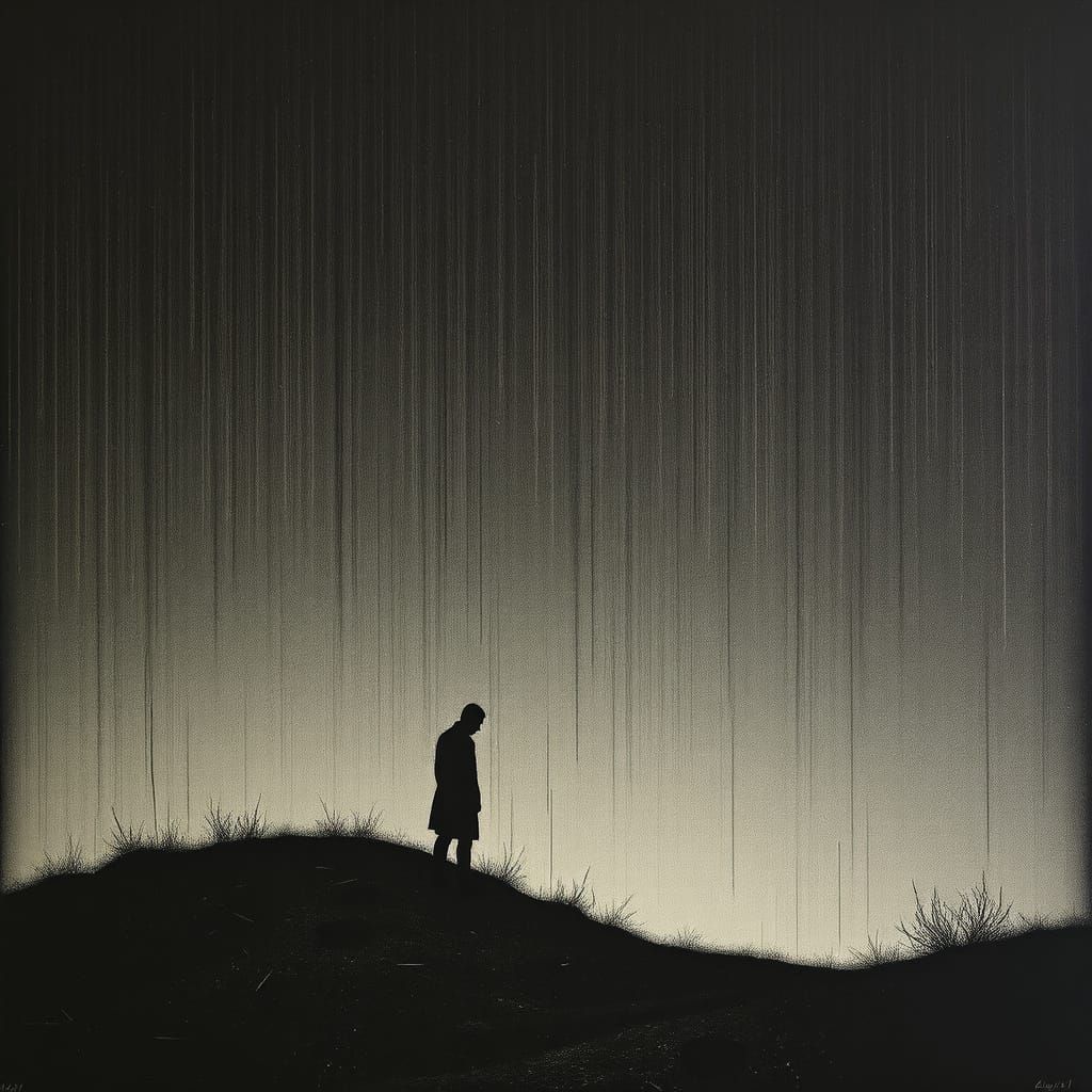 Biomechanical Pointillism: A Dark Future Landscape