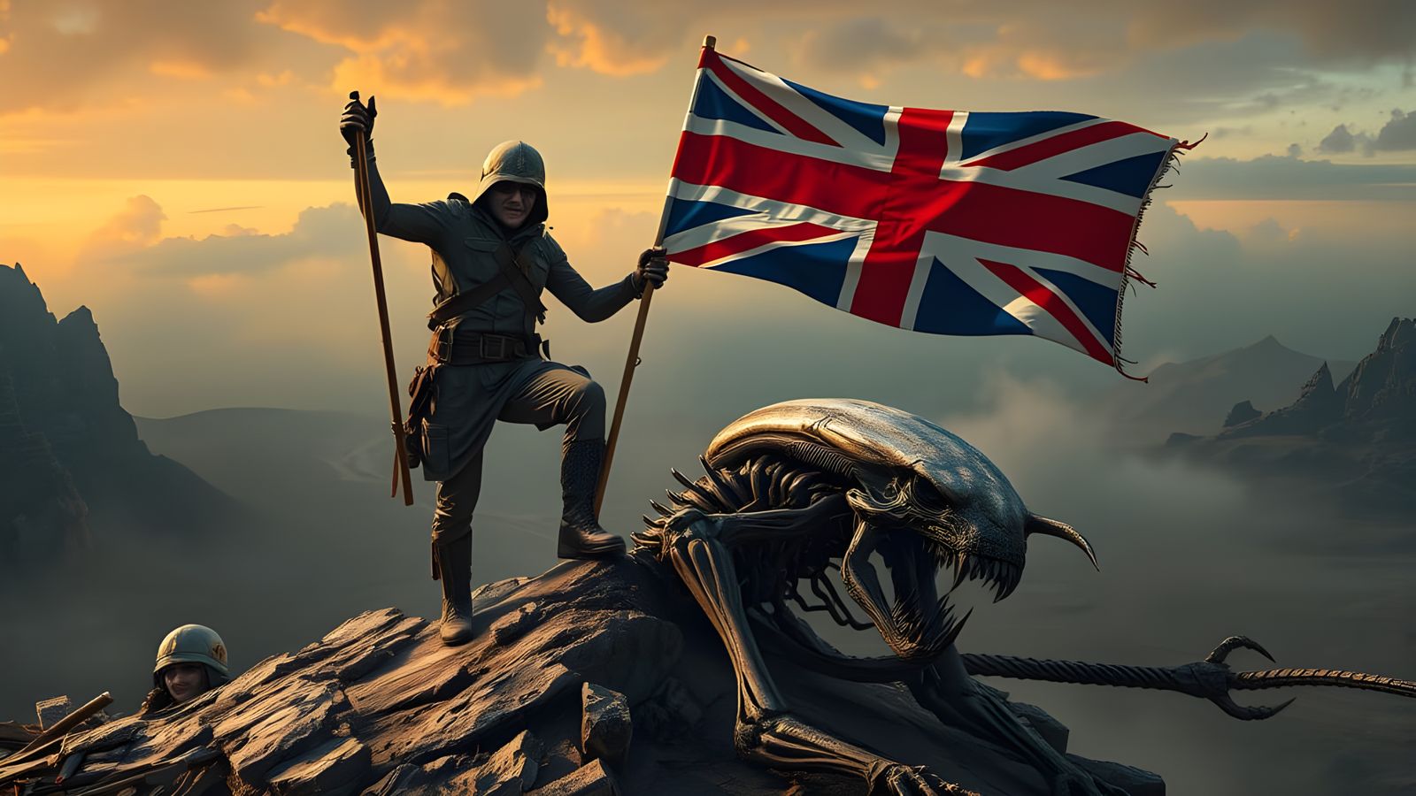 Eddie From Iron Maiden: Hyperrealistic Post-Apocalyptic Conc...