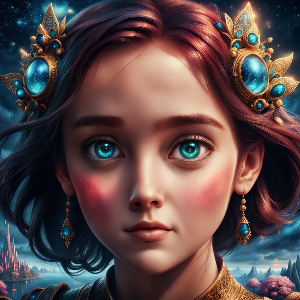 Sparkling Magical Wonders in a Detailed Digital Painting