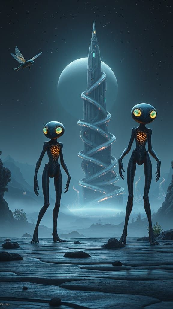 Distant Luyten b Planet Teeming with Alien Life