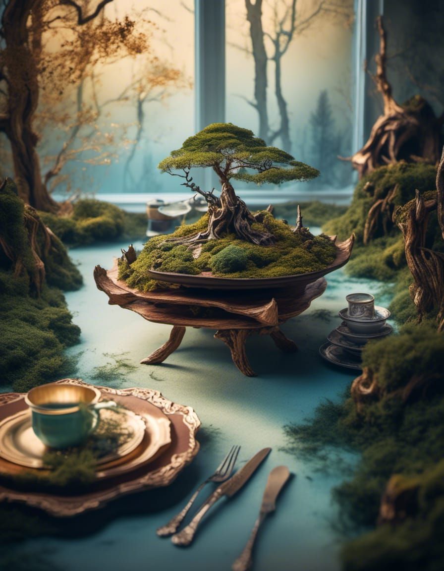 a creative table for tea time