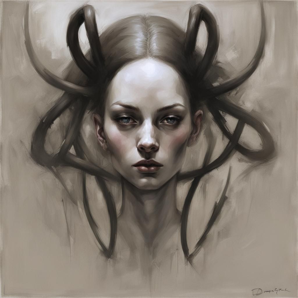 Dreamlike Portrait in Hyperrealistic Style