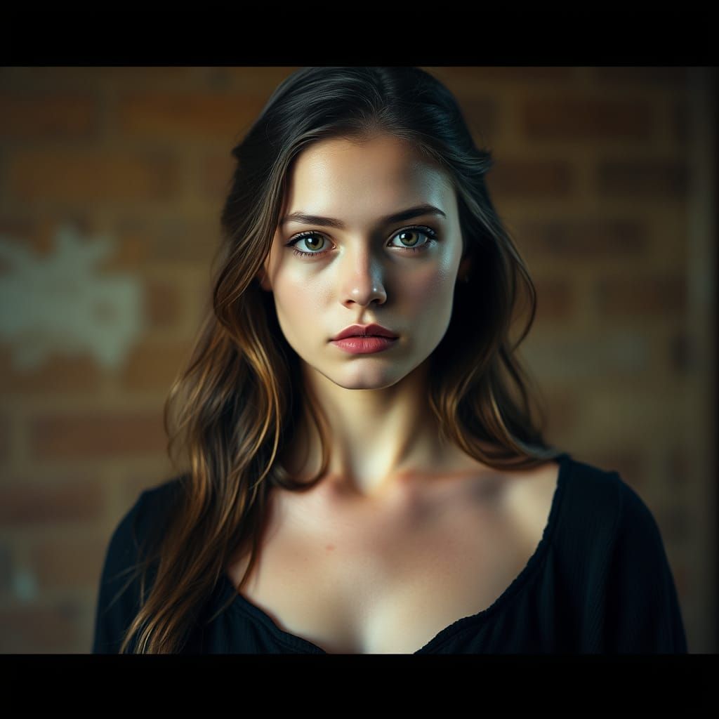 Cinematic Portrait of a Young Woman