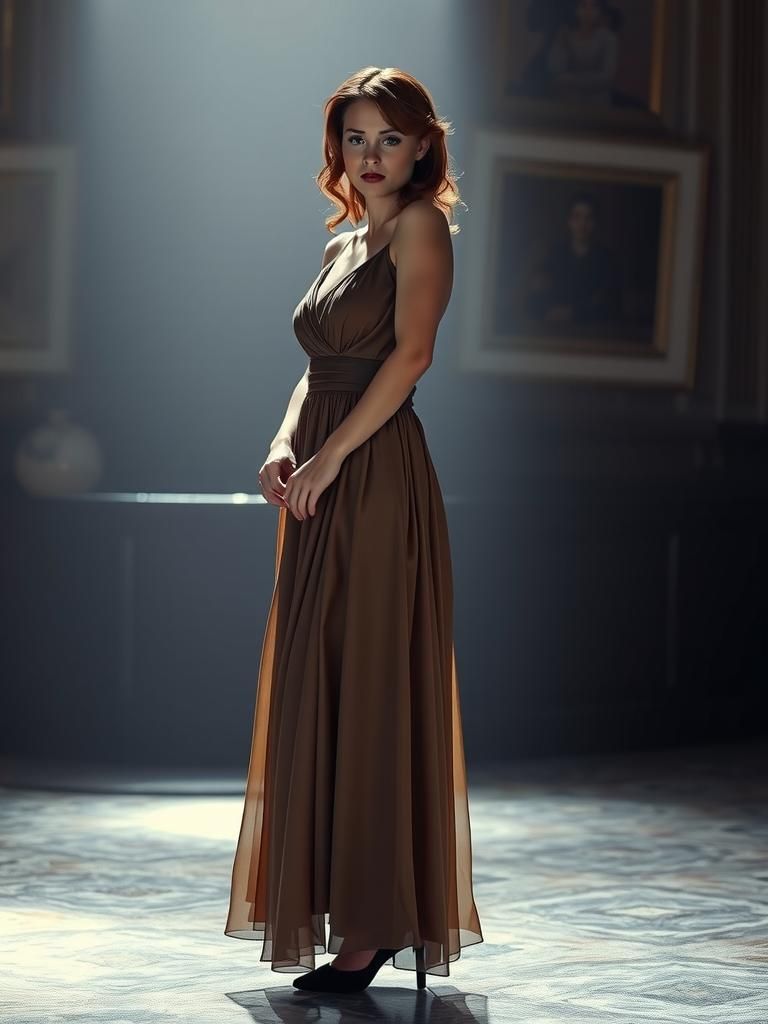 Hyperrealistic Portrait of an Opera Singer in HDR