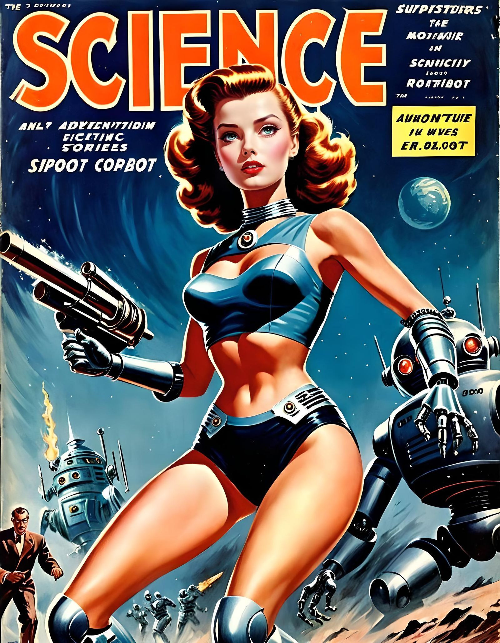 1950s Pulp Magazine Cover