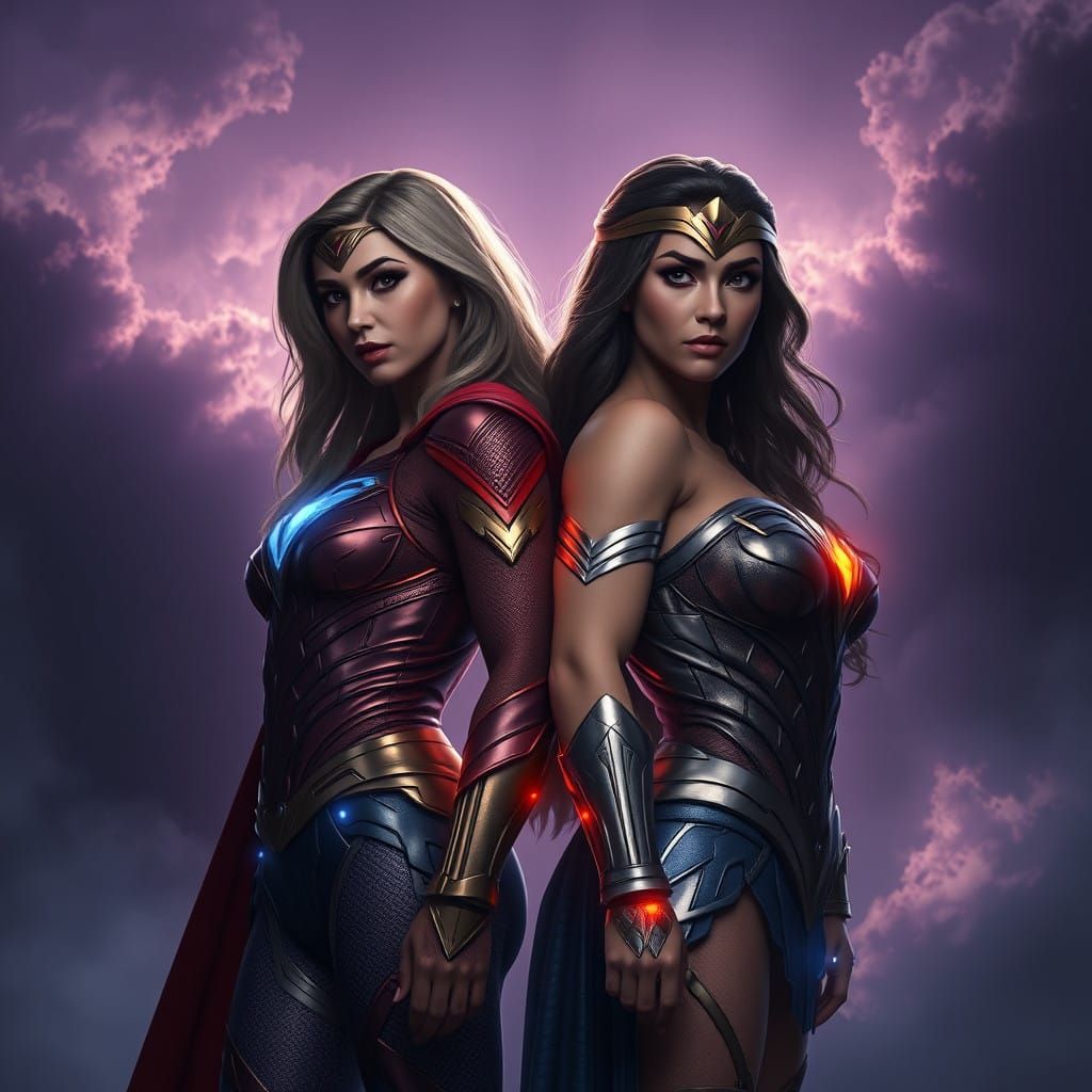 Moody Goddesses Defy Dark Skies