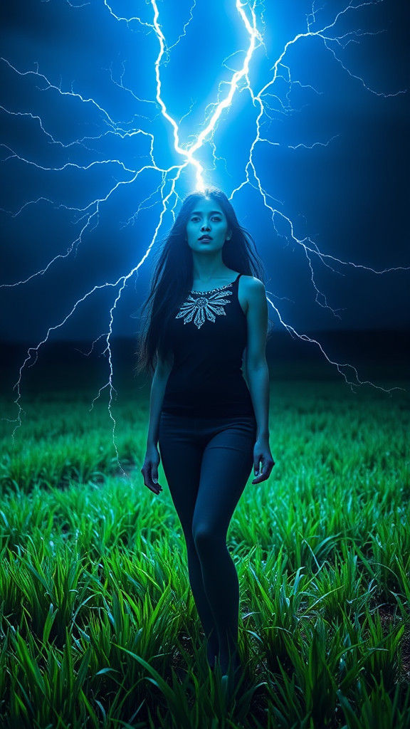 Electrifying Encounter: Woman Struck by Lightning