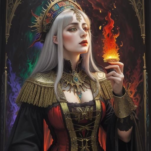 Great Fire of London: Surreal Gothic Cathedral Destruction