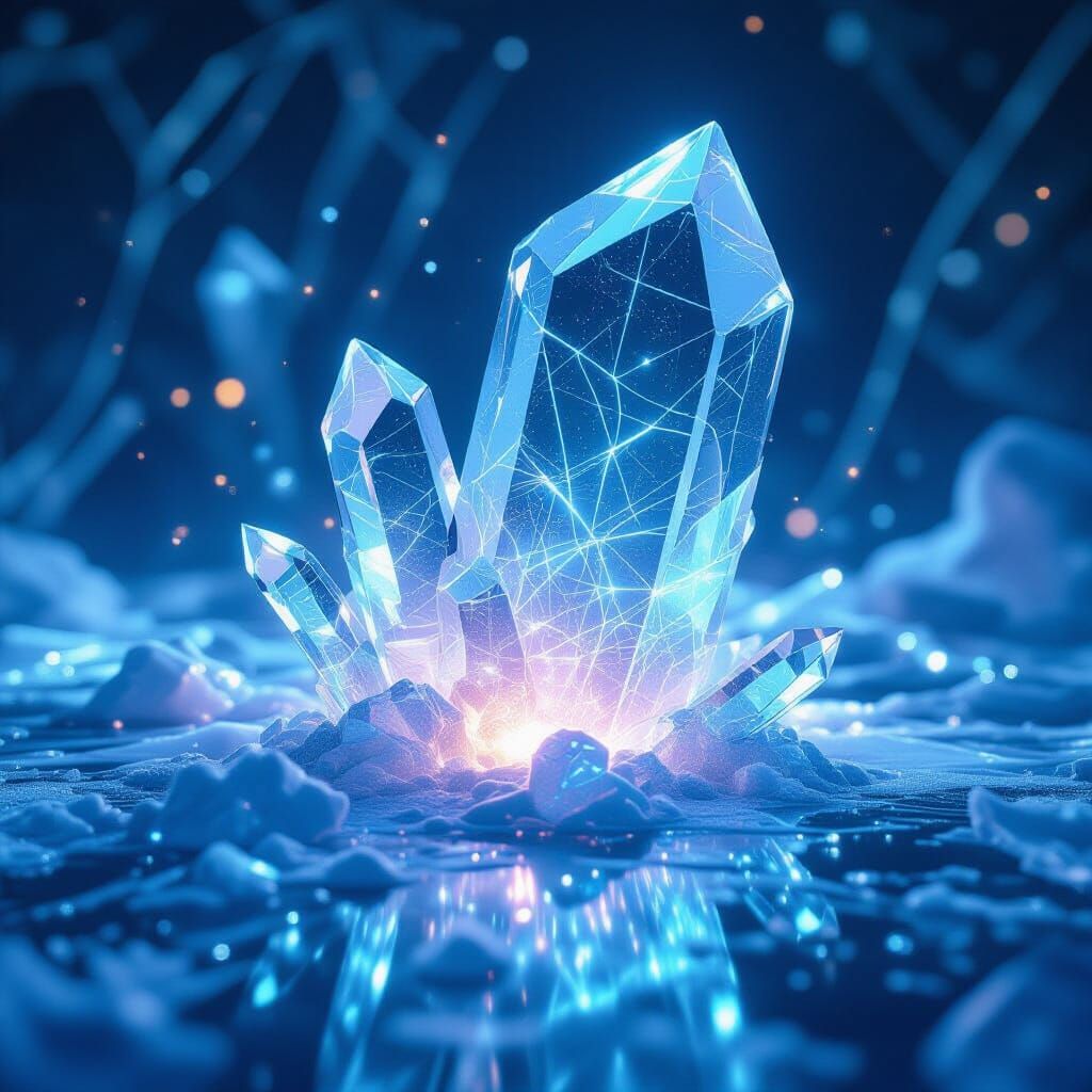 Blooming Glacial Bloom Circuitry in Post-Industrial Surreali...