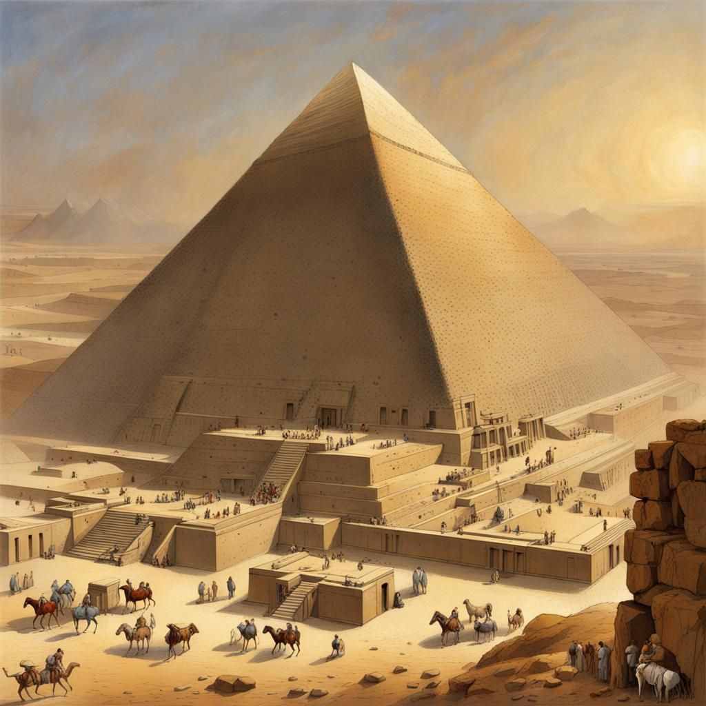 Khufu's Reign: Building the Great Pyramid of Giza