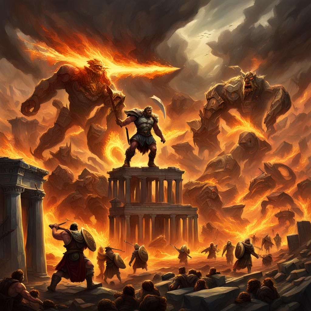 Cataclysm of Greek Titans Unleashes Chaos