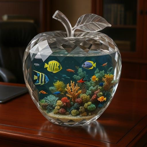 Crystal Apple Coral Reef Ecosystem