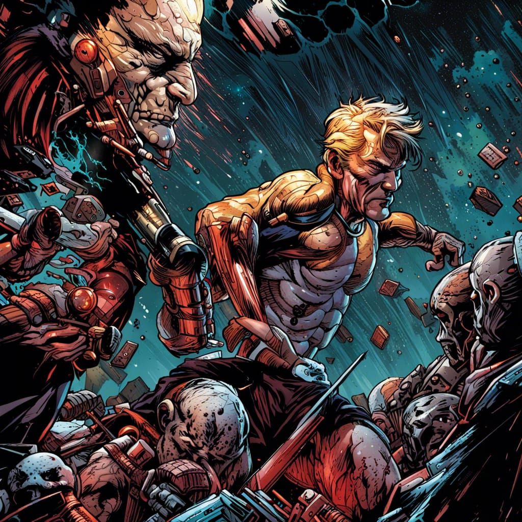 Dynamic Comic Book Art Illustration