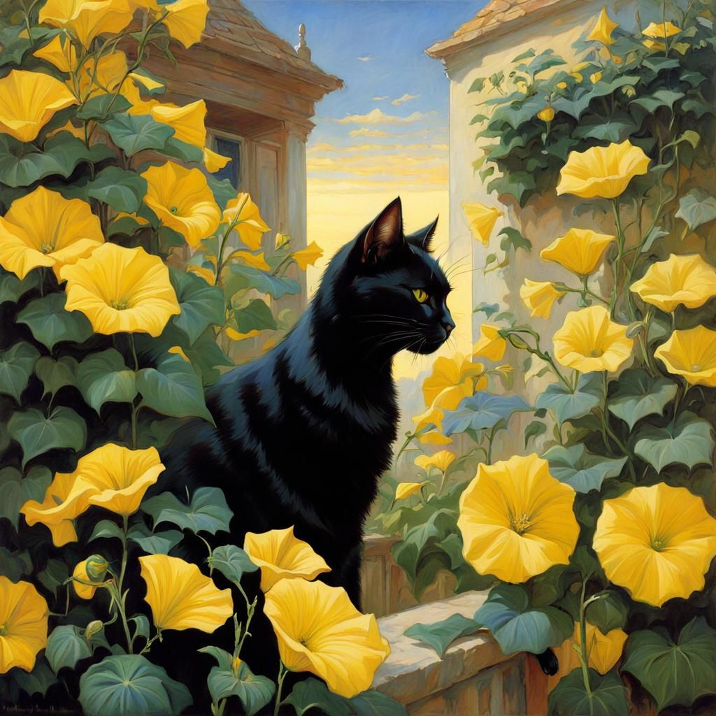 Black Cat in Morning Glories, Anime Style