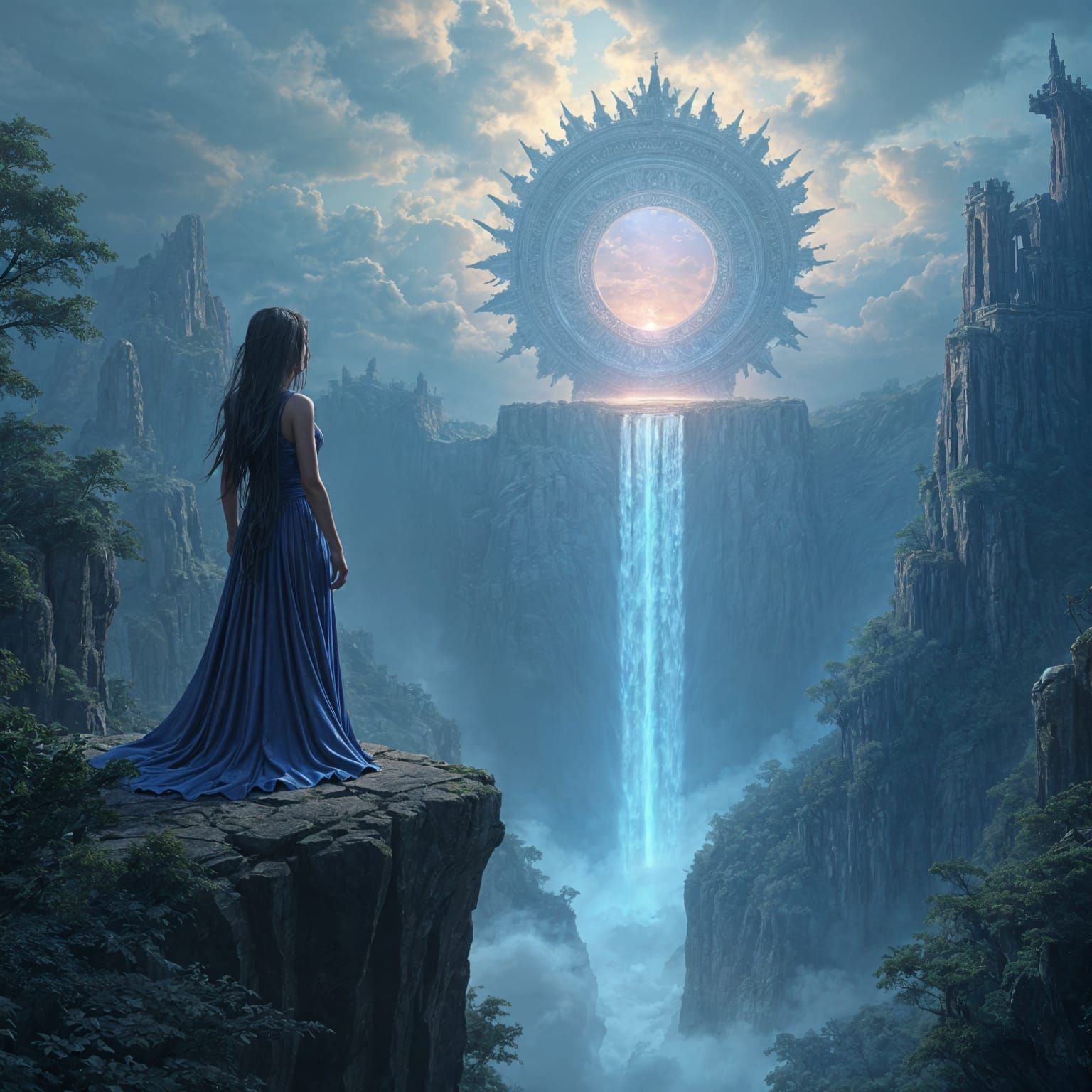 Fantastical Matte Painting in Deep Color