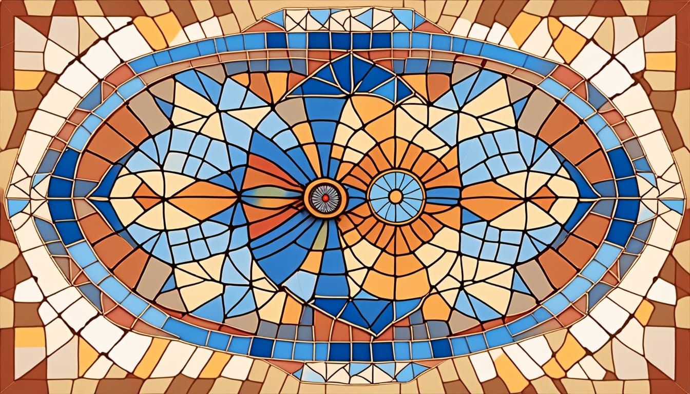 Paraglider Mandala in Leonardo Da Vinci Style