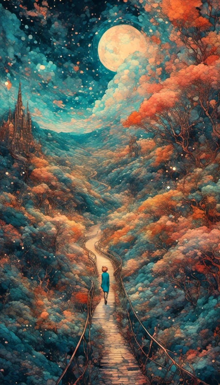 Dreamlike Pathway Between Fantasy and Reality