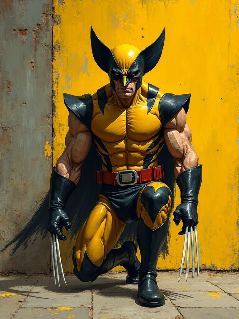 Wolverine as Vintage French Poster Art