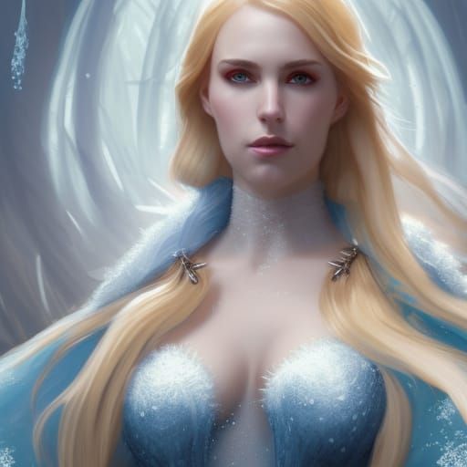 Alluring Valkyrie Temptress in Dark Fantasy Style