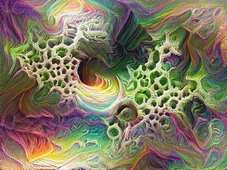 Abstract Intergalactic Fractal Design