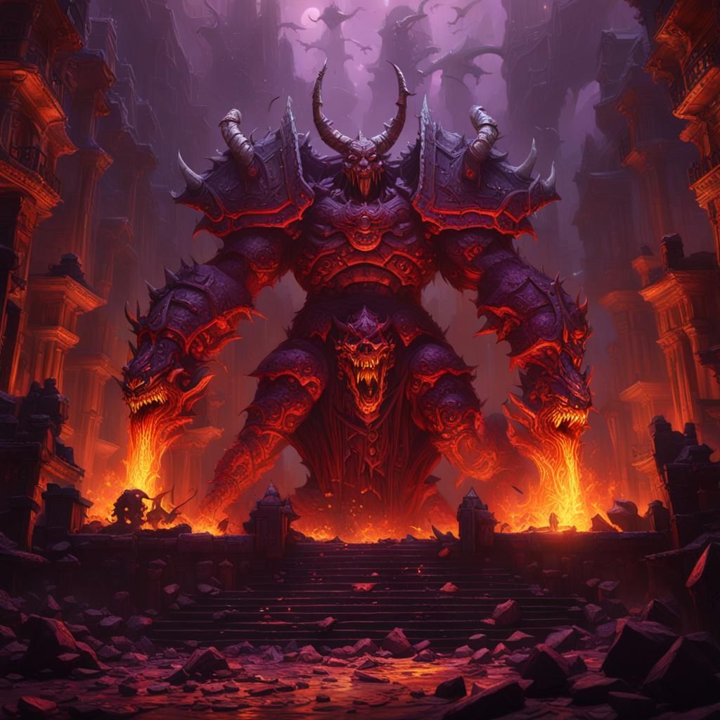 Khorne: Dark Fantasy Concept Art Masterpiece
