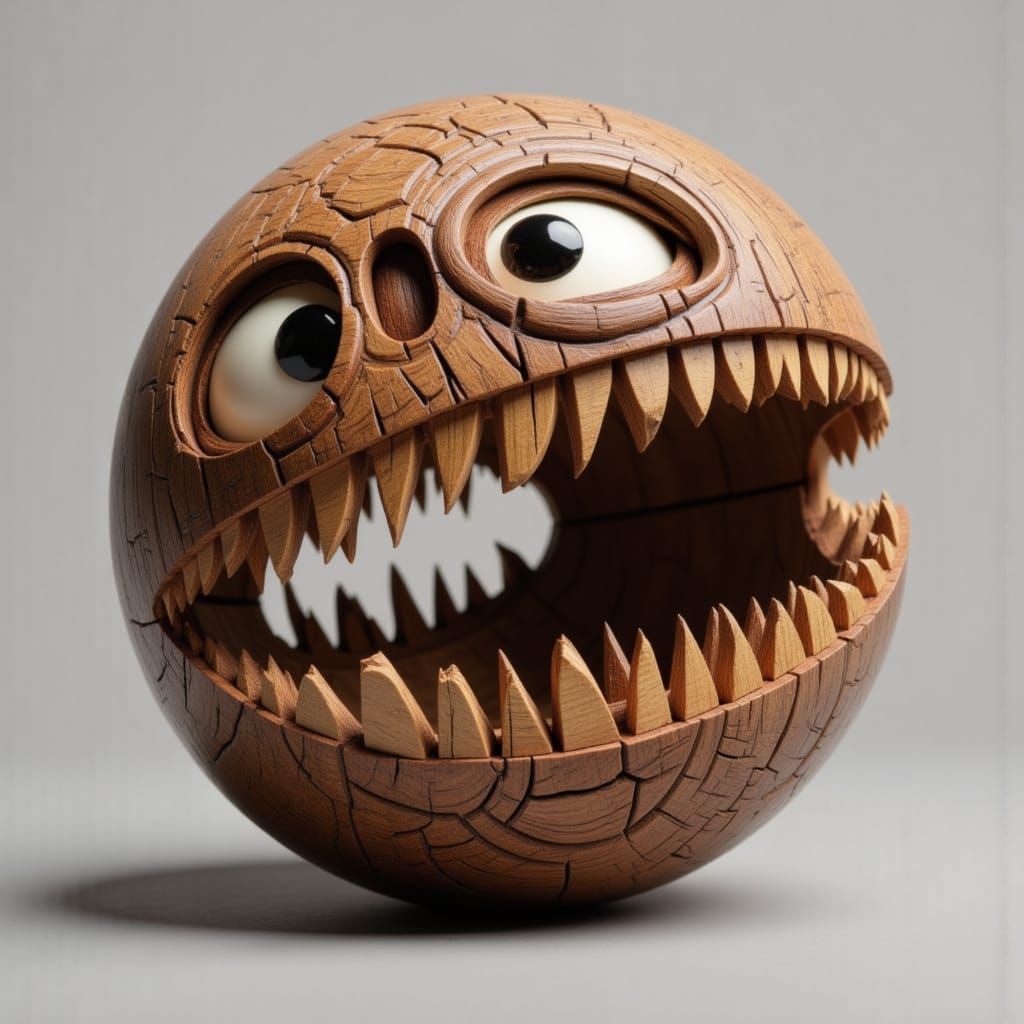 Monster Magic 8-Ball with Sharp Teeth