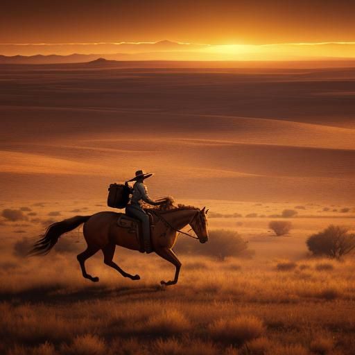 1800s Western landscape