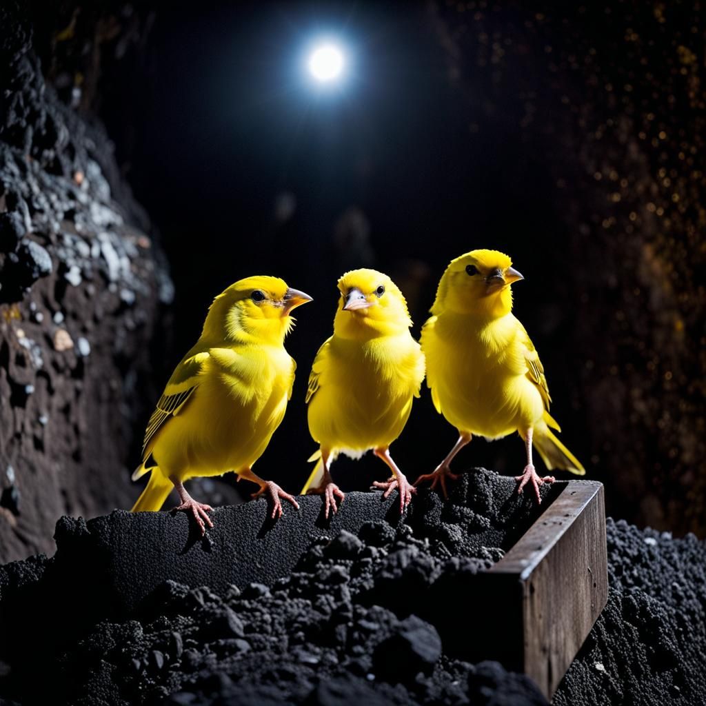 Canaries in a Coal Mine with DSLR Focus