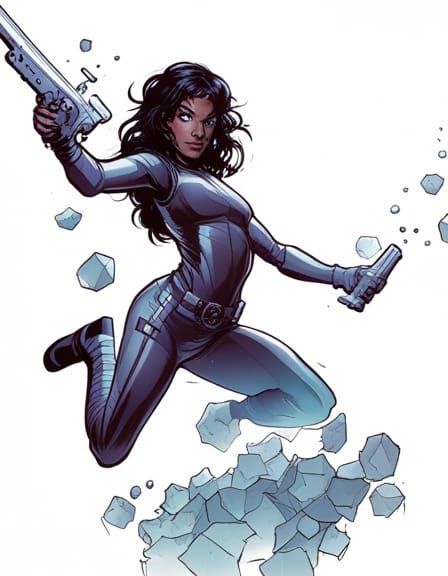 MJ Watson Spinnerette Comic Book Art