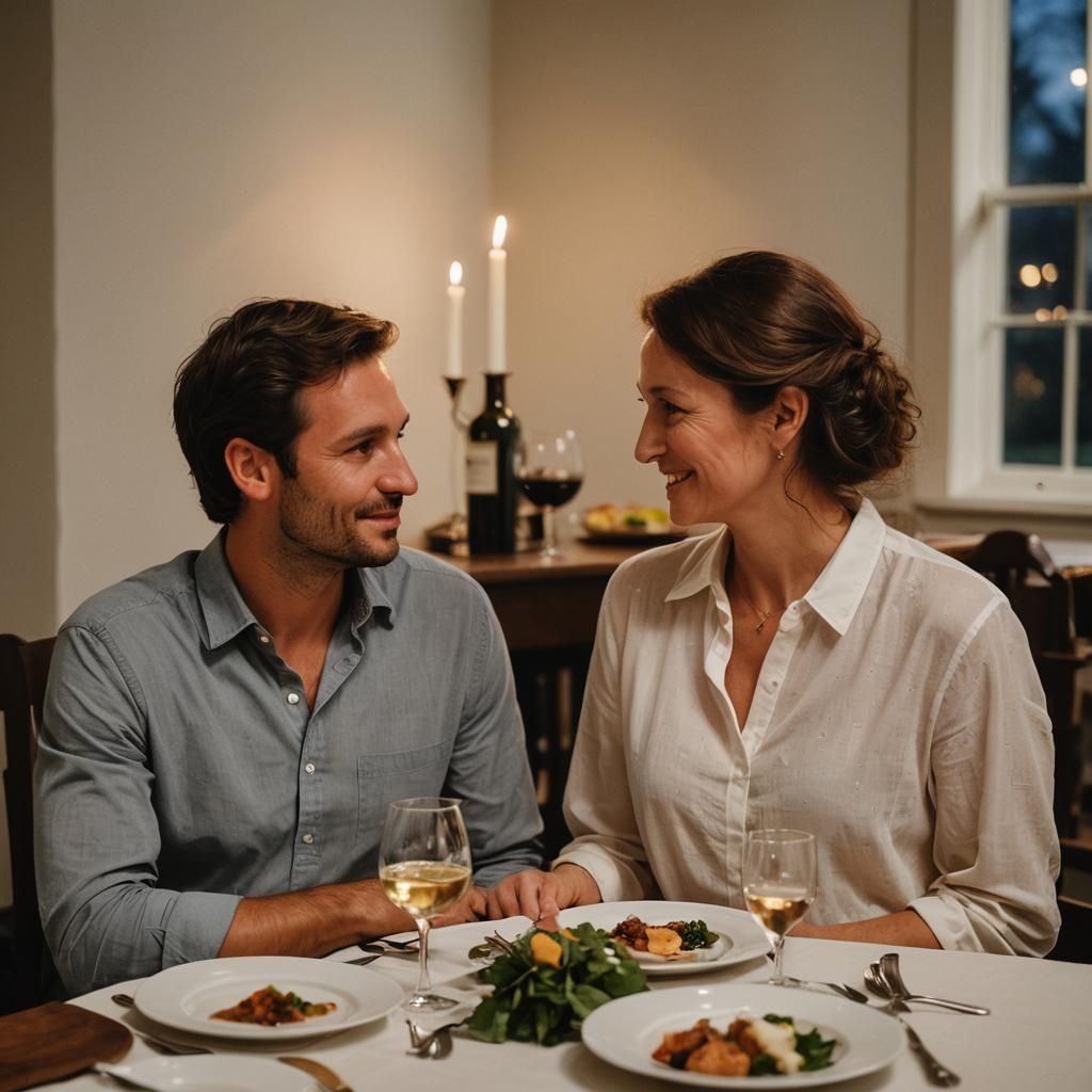 Romantic Candlelit Dinner in Heidelberg School Style