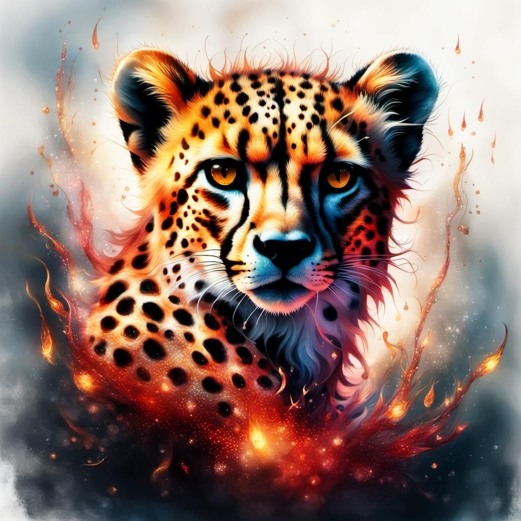Flaming Cheetah