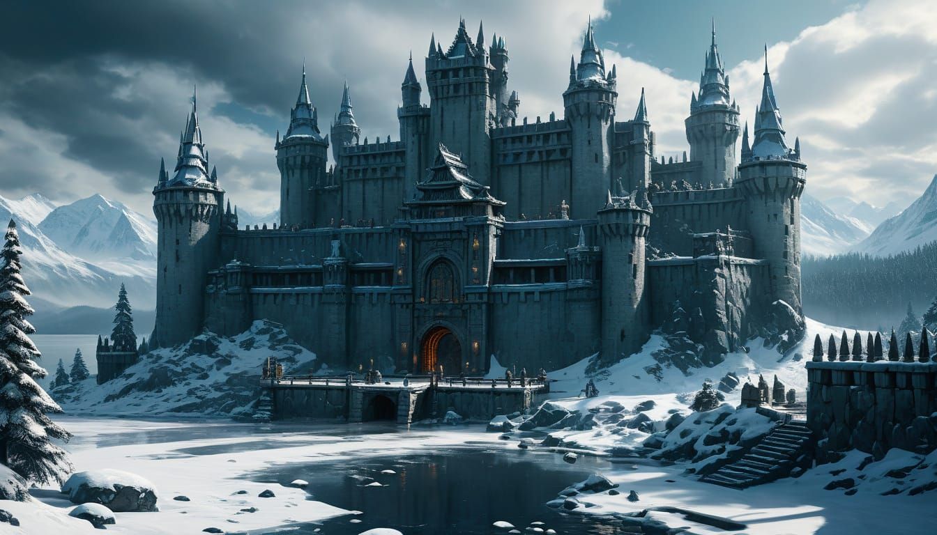 Fortified Wolfen Capital with Coldfire Moat