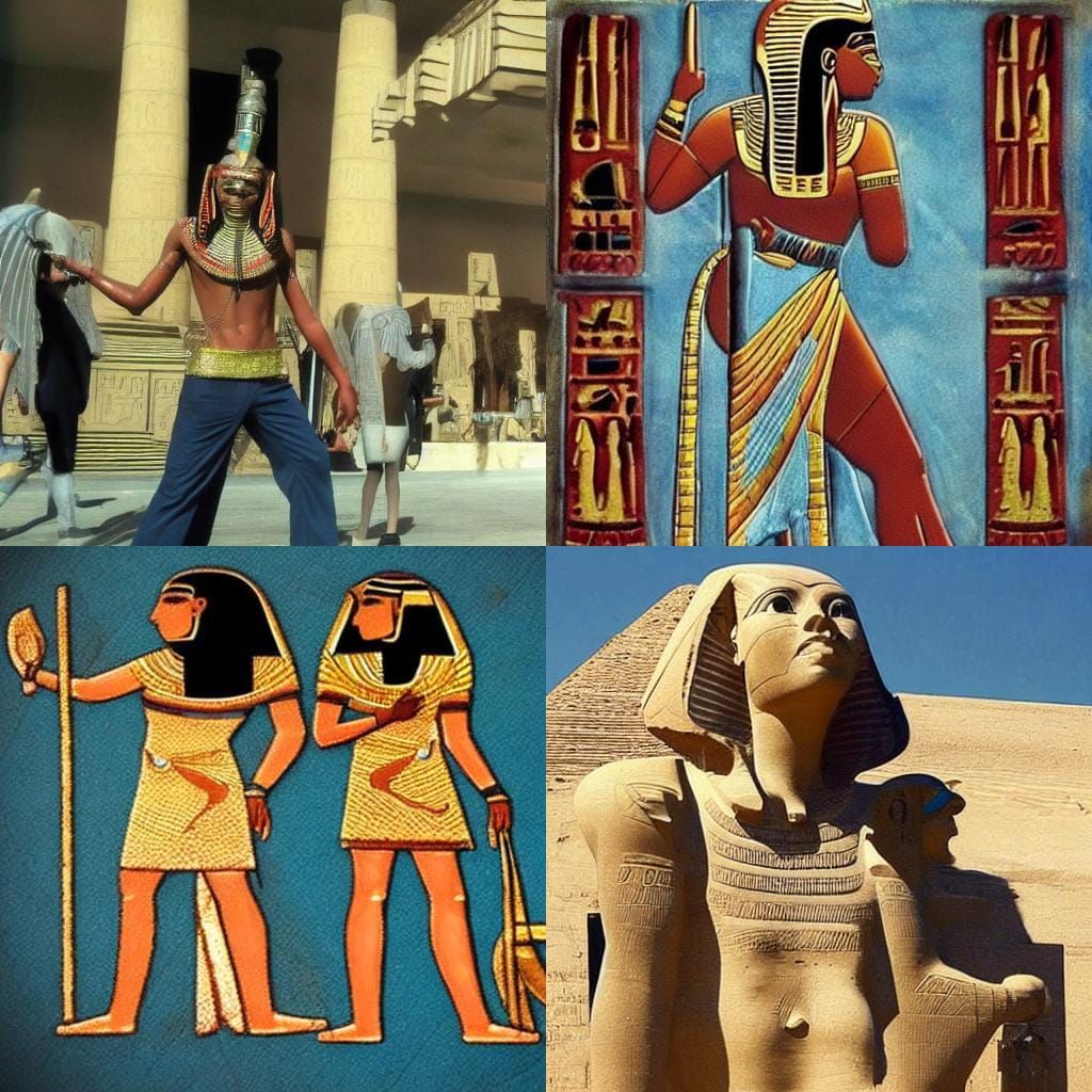 Walk Like an Egyptian in Ancient Style