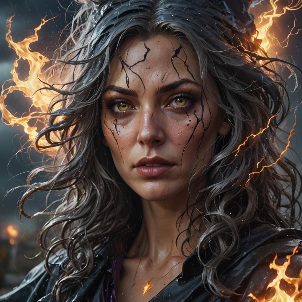 Witches stormy night