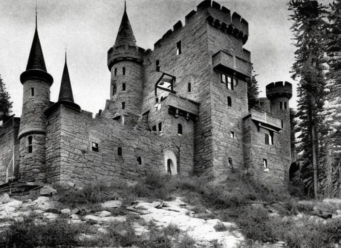 Steampunk Vampire Castle in Colorado Rockies