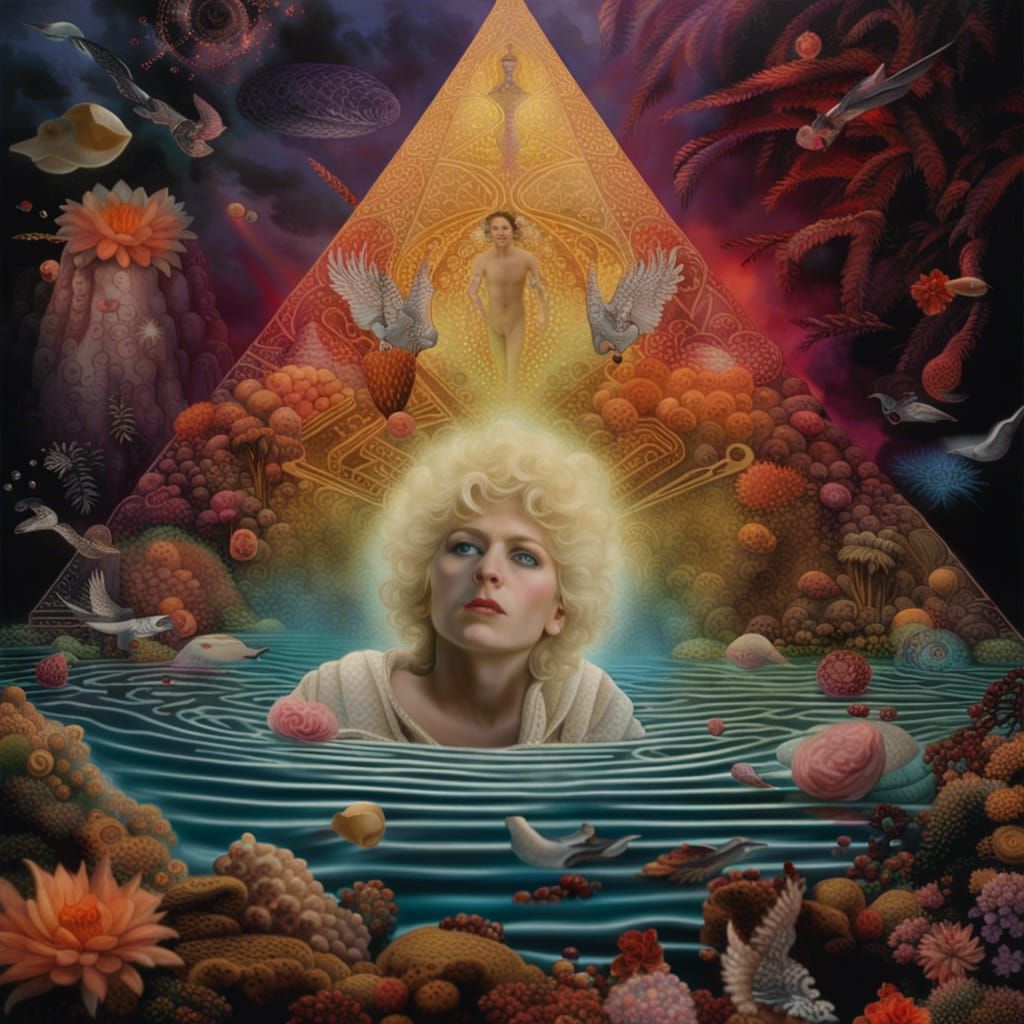 Siren Drowning Shepherd Boy: Fantasy Concept Art