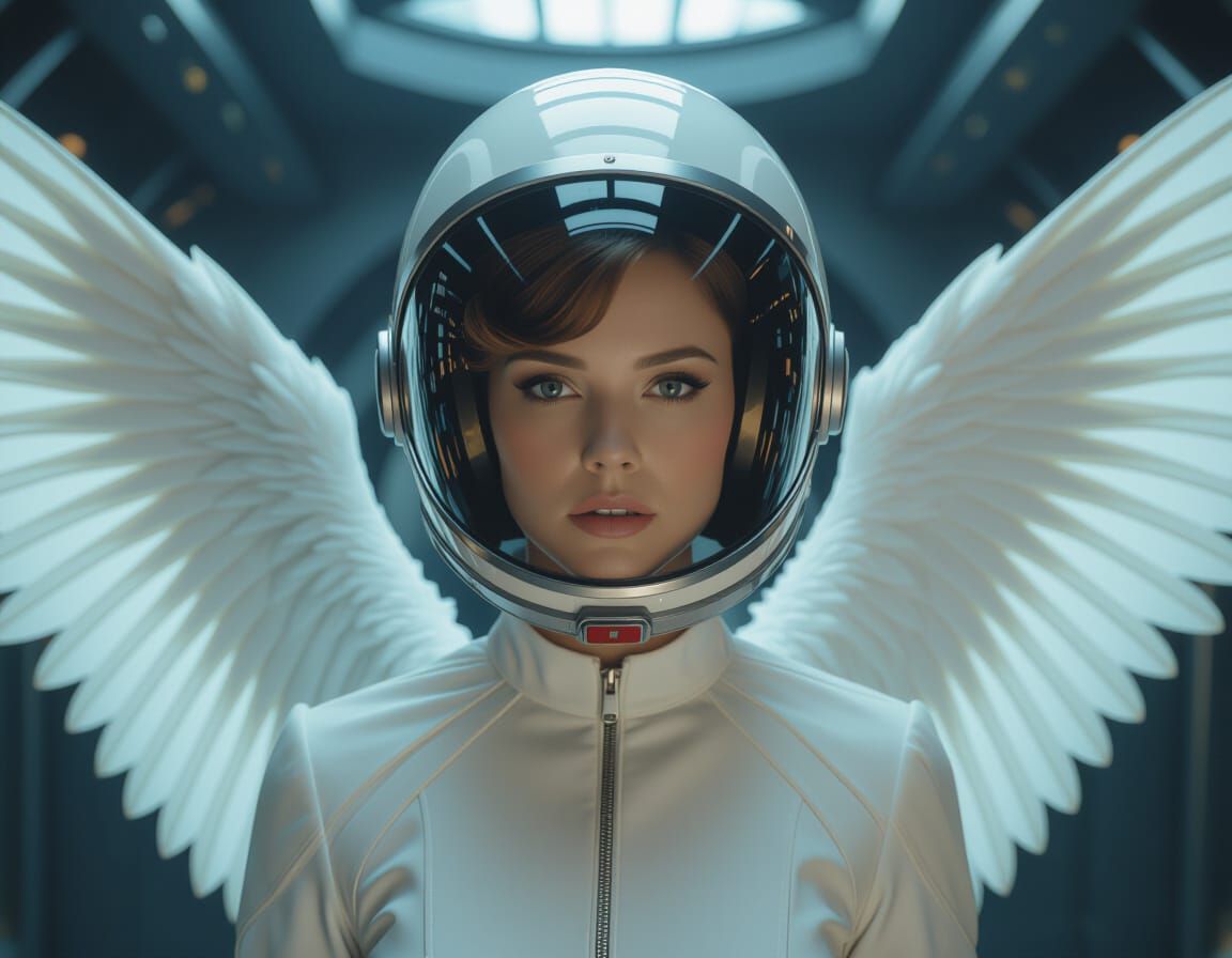 A space angel