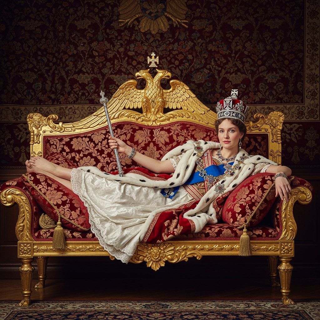 Tsarina Lounging on a Chaise Longue