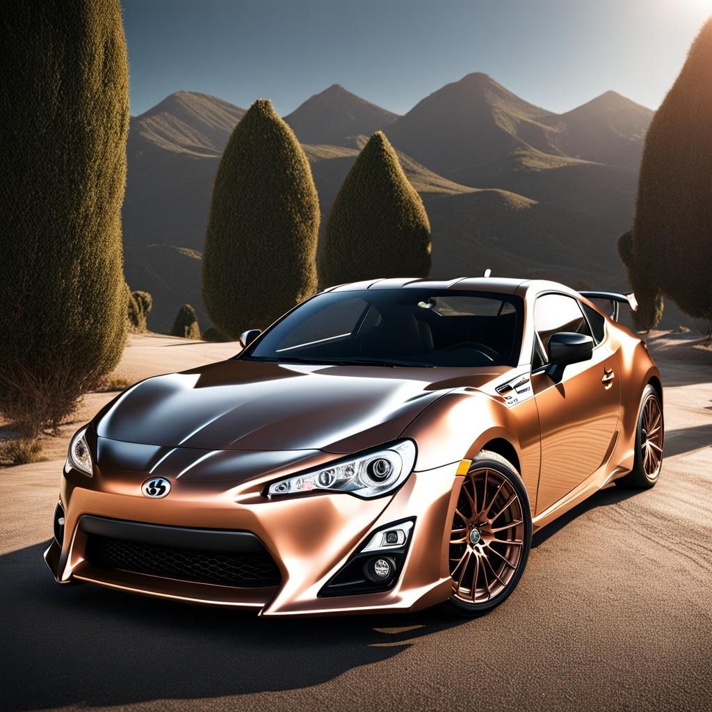 Rose Gold Scion FR-S Matte Painting