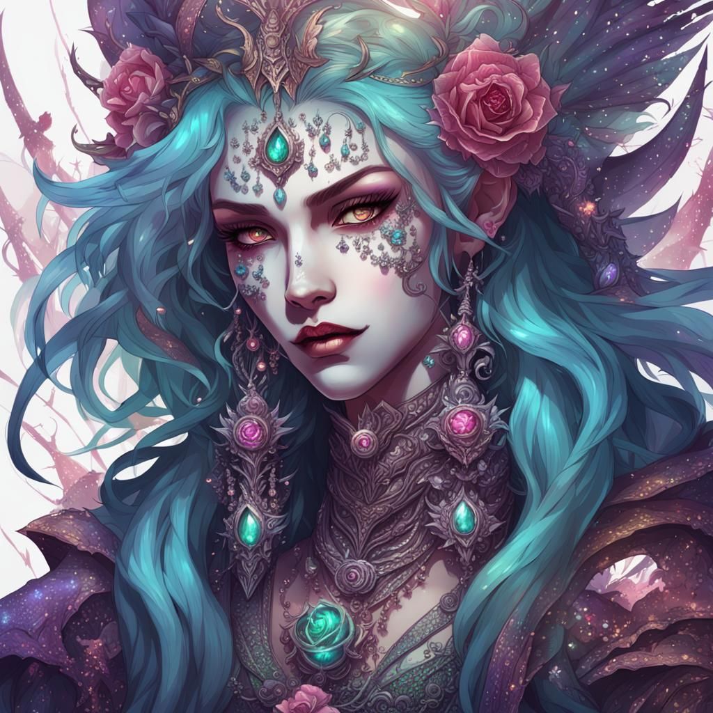 Devious Genderbent Satyr in Hyperdetailed Digital Art