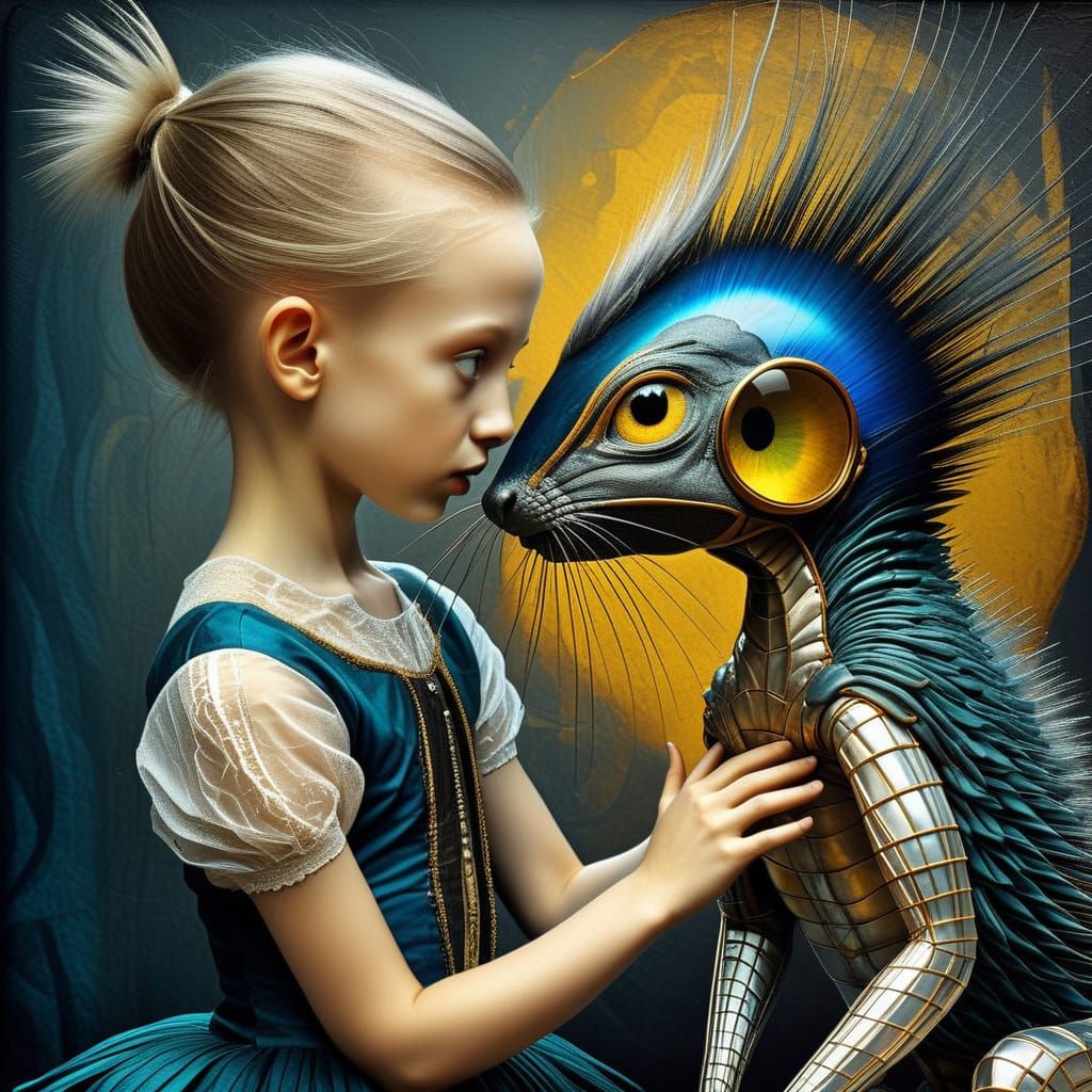 planning a trick on her Mother thanks to her terrible cooking, here's yesterday's lunch as it was served...