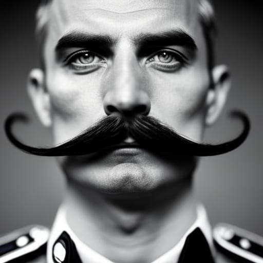 1880 German Policeman Portrait in Artstation Style