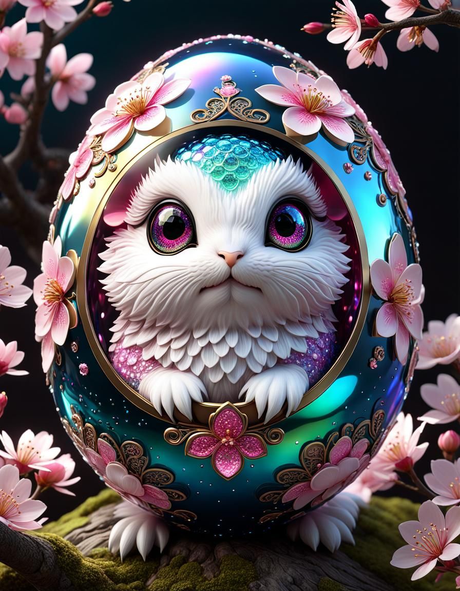 Cherry Blossom Creature Egg