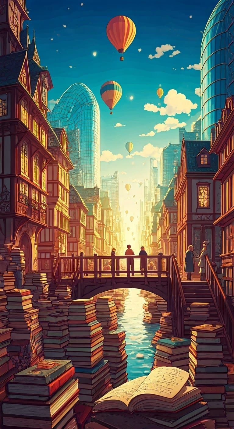 Whimsical Metropolis of Wonder